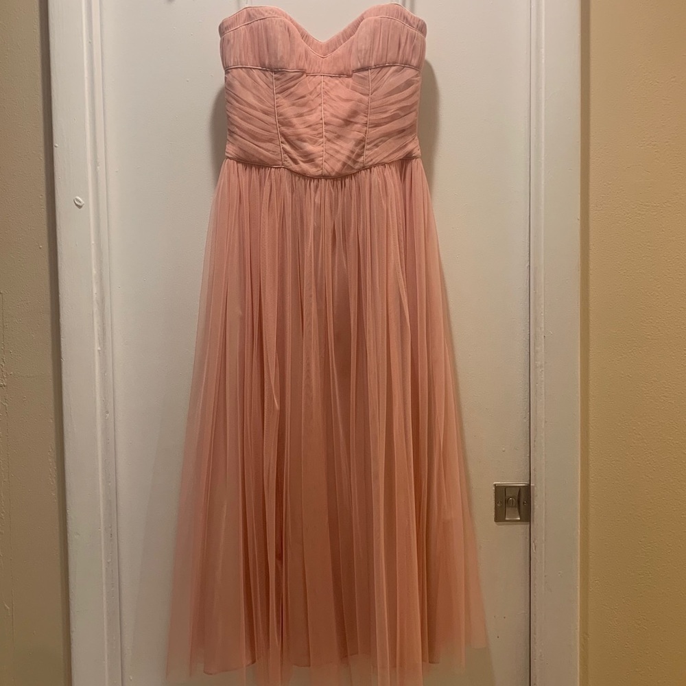 Women’s Strapless Tulle Dress in Pink